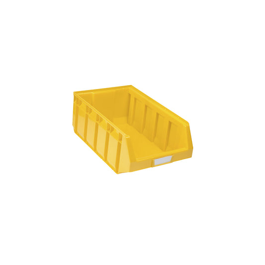 Open fronted storage bin made of polyethylene, LxWxH 480 x 297 x 189 mm, yellow, pack of 12.