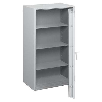 Fire resistant safety cabinet, VDS class I, grade 1 according to EN 1143-1, S 60 P, HxWxD 1550 x 886 x 545 mm.
