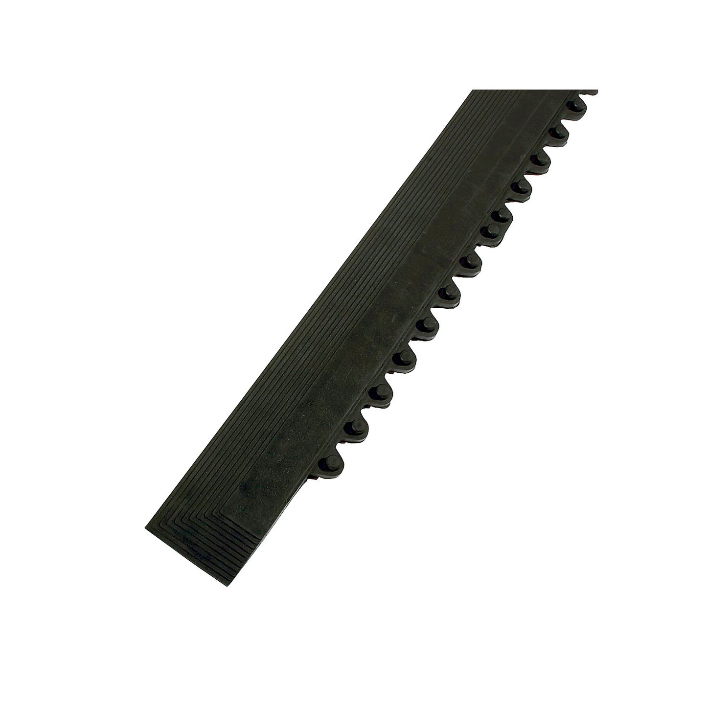 Border edge, length 900 mm, with connecting elements, black.