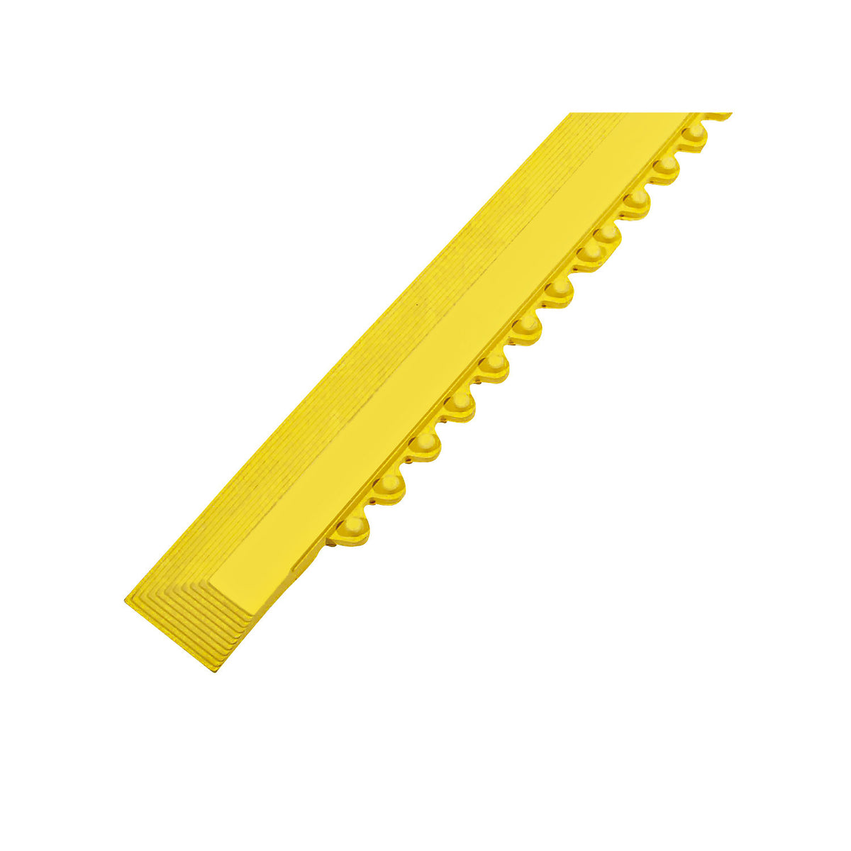 Border edge, length 900 mm, with connecting elements, yellow.