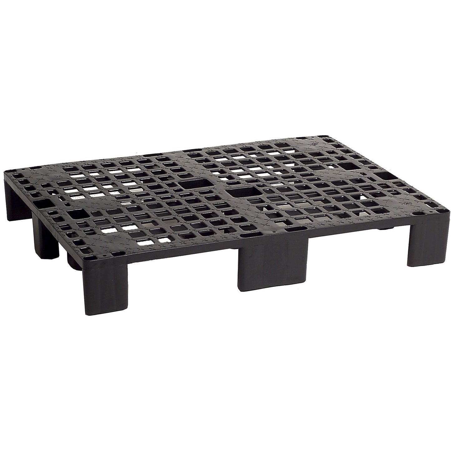 Display pallet made of plastic, LxW 800 x 600 mm, max. static load 1500 kg, pack of 5.