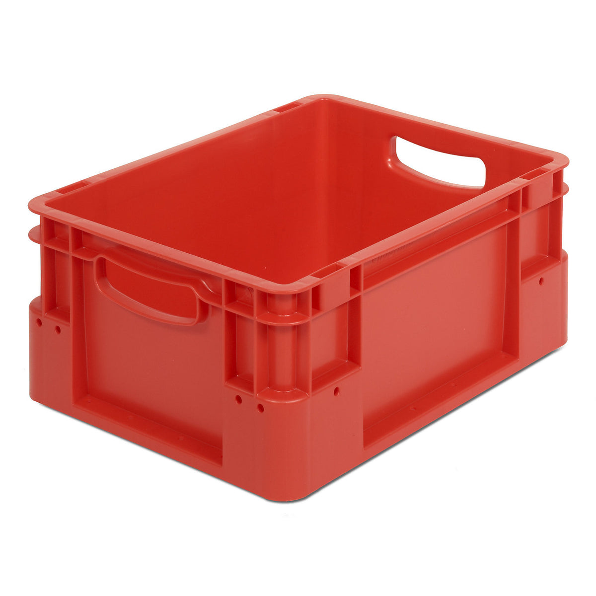 Industrial container, capacity 15 l, LxWxH 400 x 300 x 180 mm, pack of 5, red.