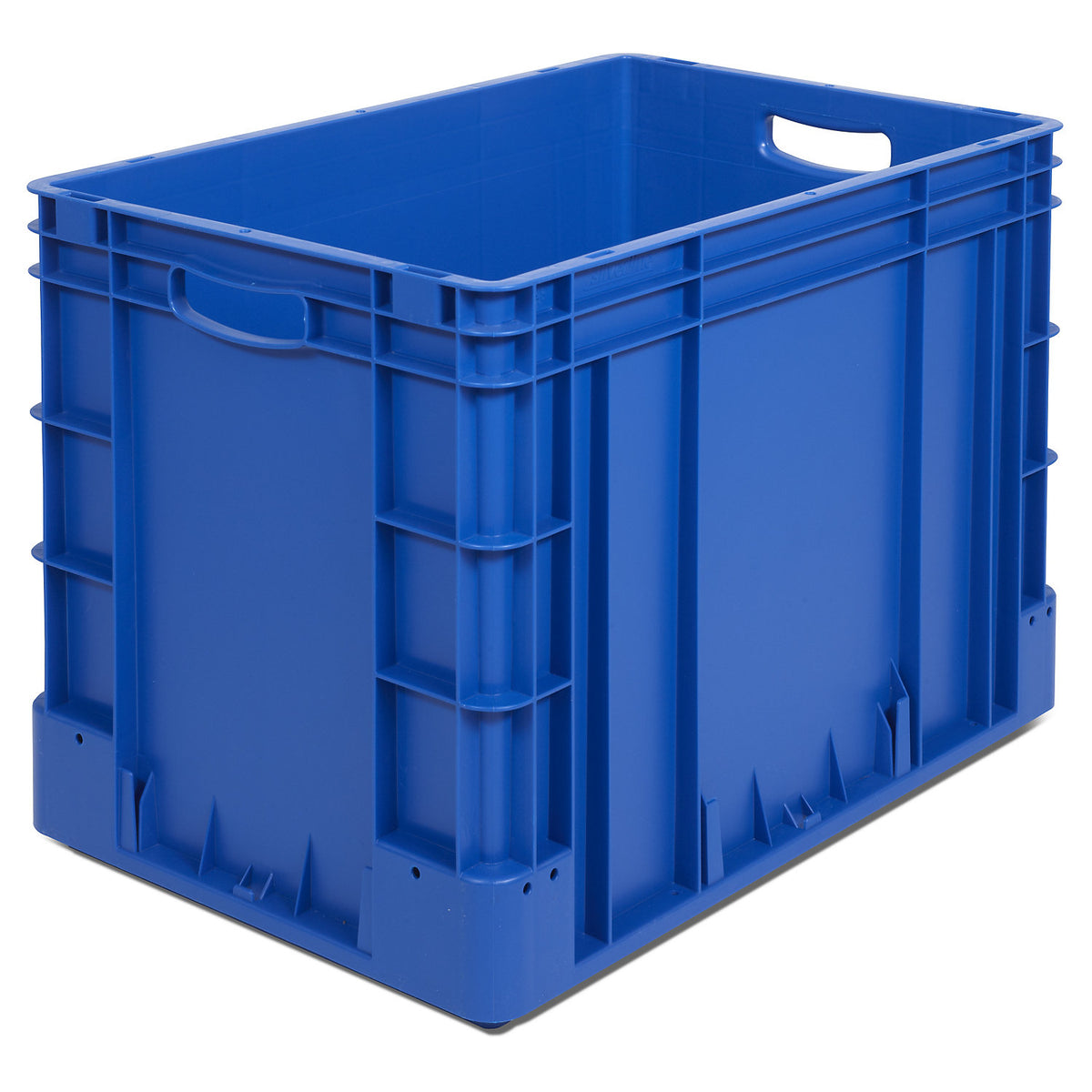Industrial container, capacity 80 l, LxWxH 600 x 400 x 420 mm, pack of 2, blue.