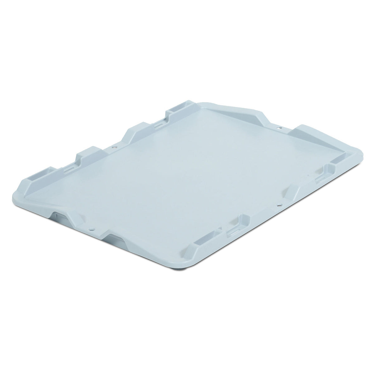 Push-on lid, polypropylene, grey, for LxW 400 x 300 mm, pack of 5.