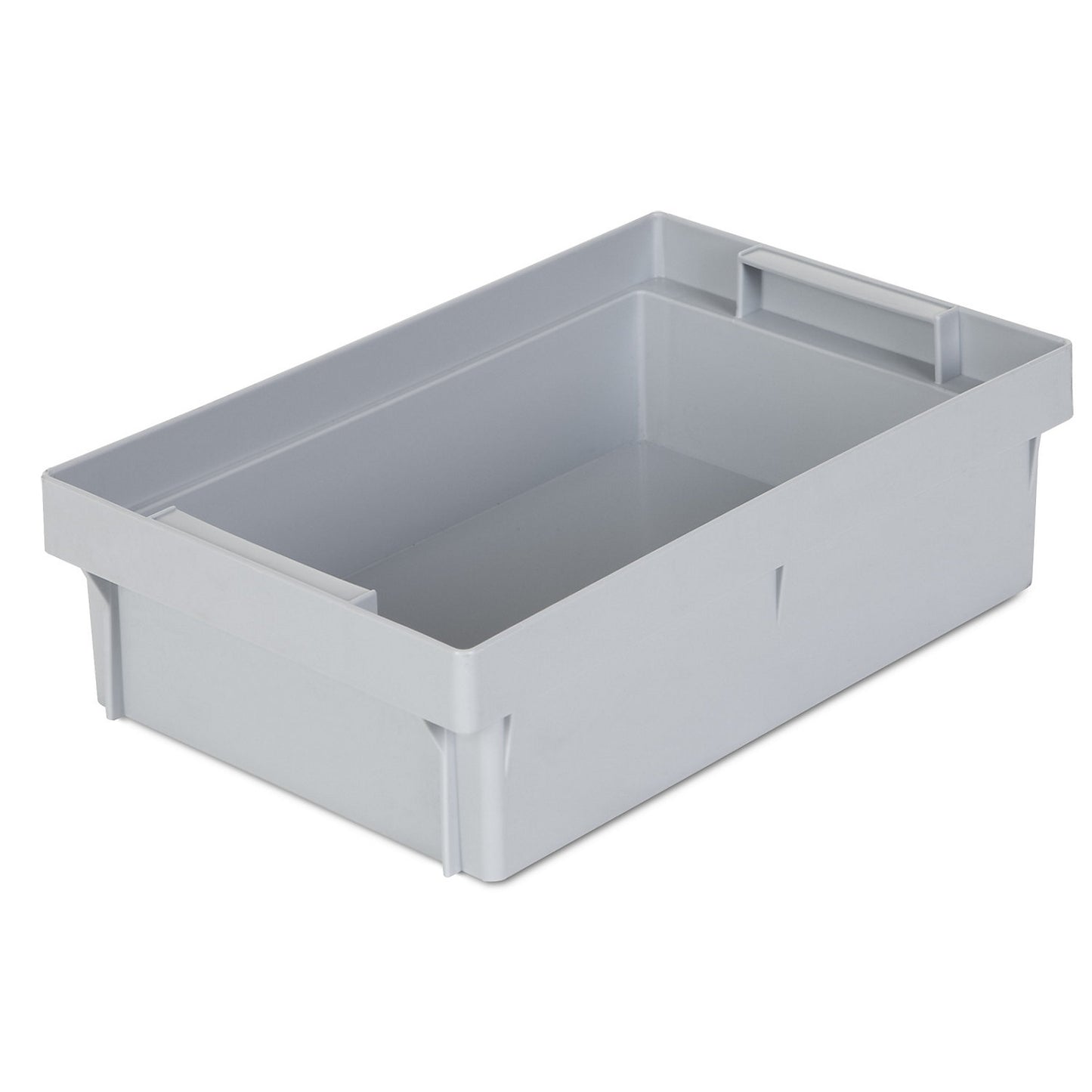 Insert box, for industrial container, for 1/4 division, pack of 2 x 4 containers.