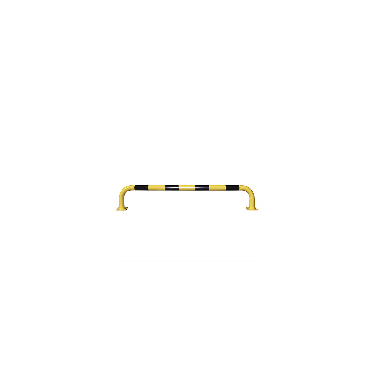 Crash protection bar, Ø 76 mm, for bolting in place, for indoor use, HxW 350 x 2000 mm.