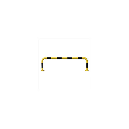 Crash protection bar, Ø 76 mm, for bolting in place, for indoor use, HxW 600 x 2000 mm.