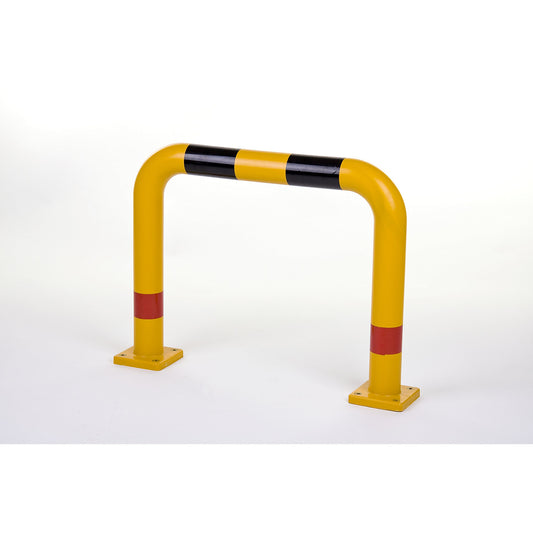 Crash protection bar, Ø 80 mm, made of polyurethane, HxW 600 x 750 mm.