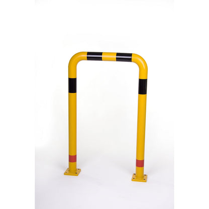 Crash protection bar, Ø 80 mm, made of polyurethane, HxW 1200 x 750 mm.