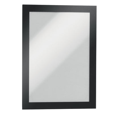 DURAFRAME® display frame, self adhesive, magnetic, for A5, black frame, pack of 10.