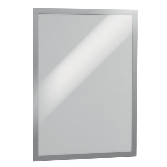 DURAFRAME® display frame, self adhesive, magnetic, for A3, silver frame, pack of 12.
