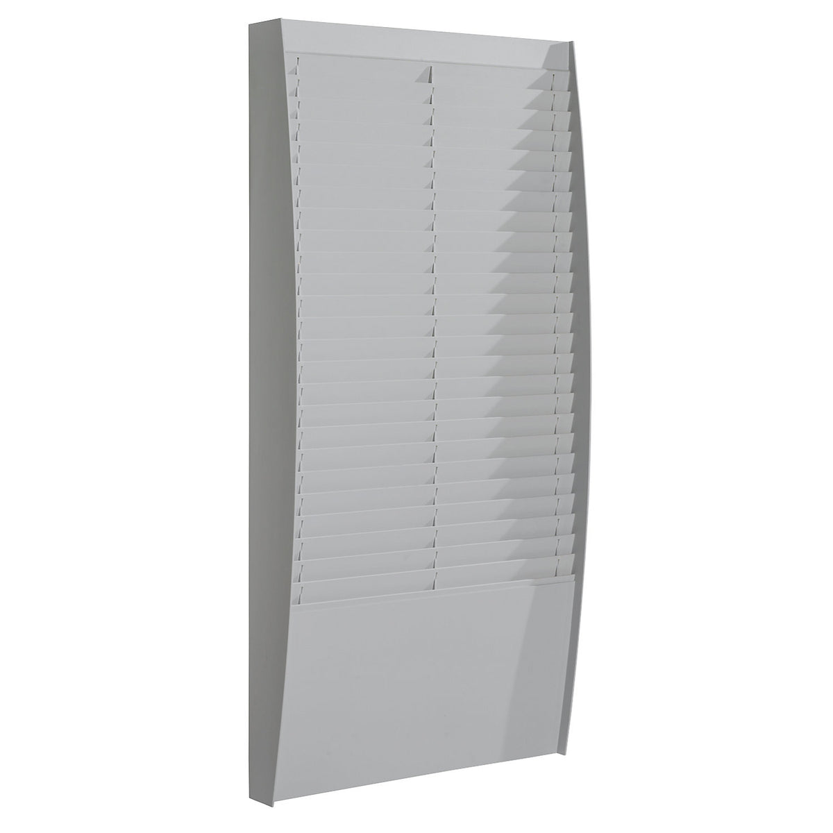 Sorting board, 2 x 25 compartments, HxWxD 1120 x 544 x 129 mm, light grey.
