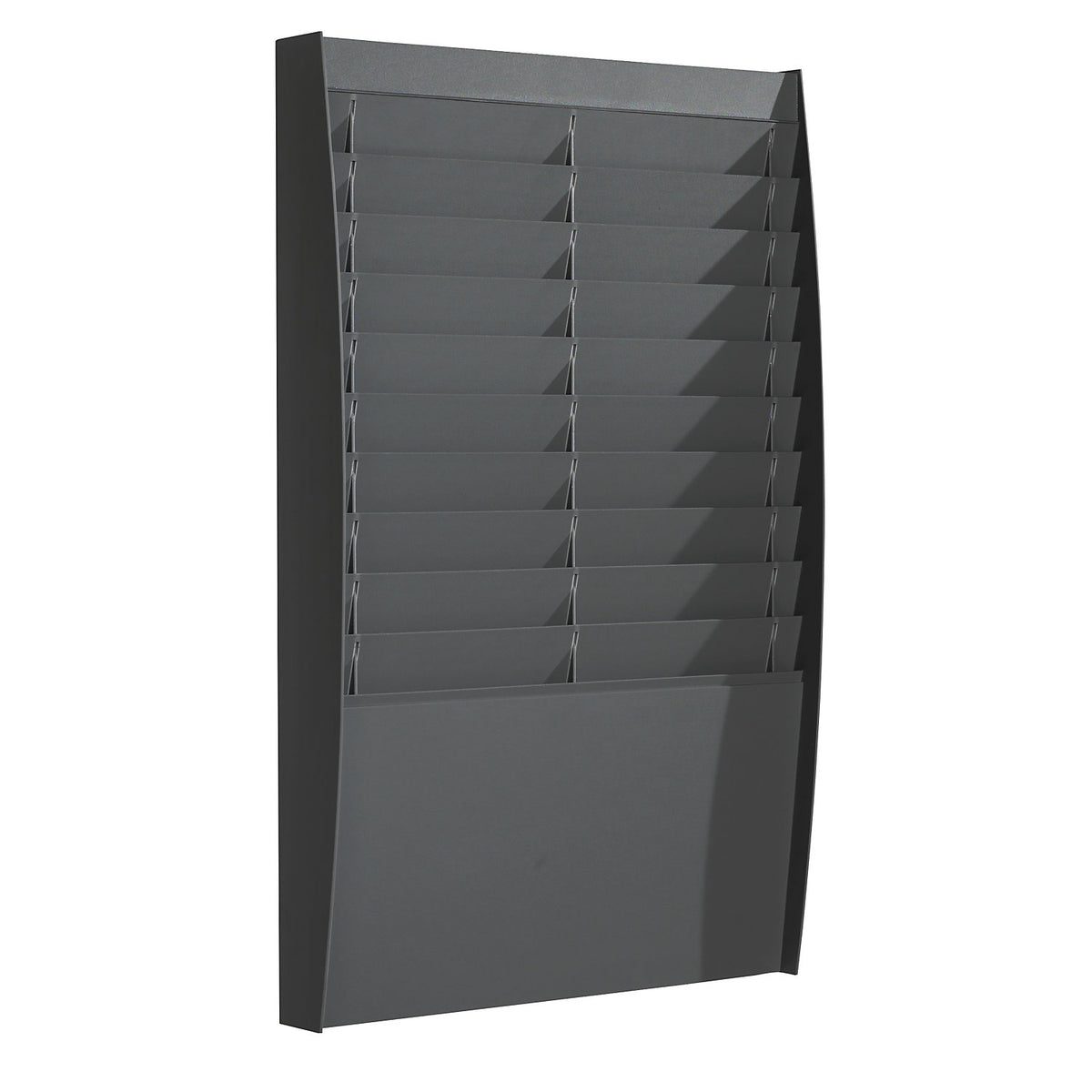 Sorting board, 2 x 10 compartments, HxWxD 865 x 544 x 106 mm, black.