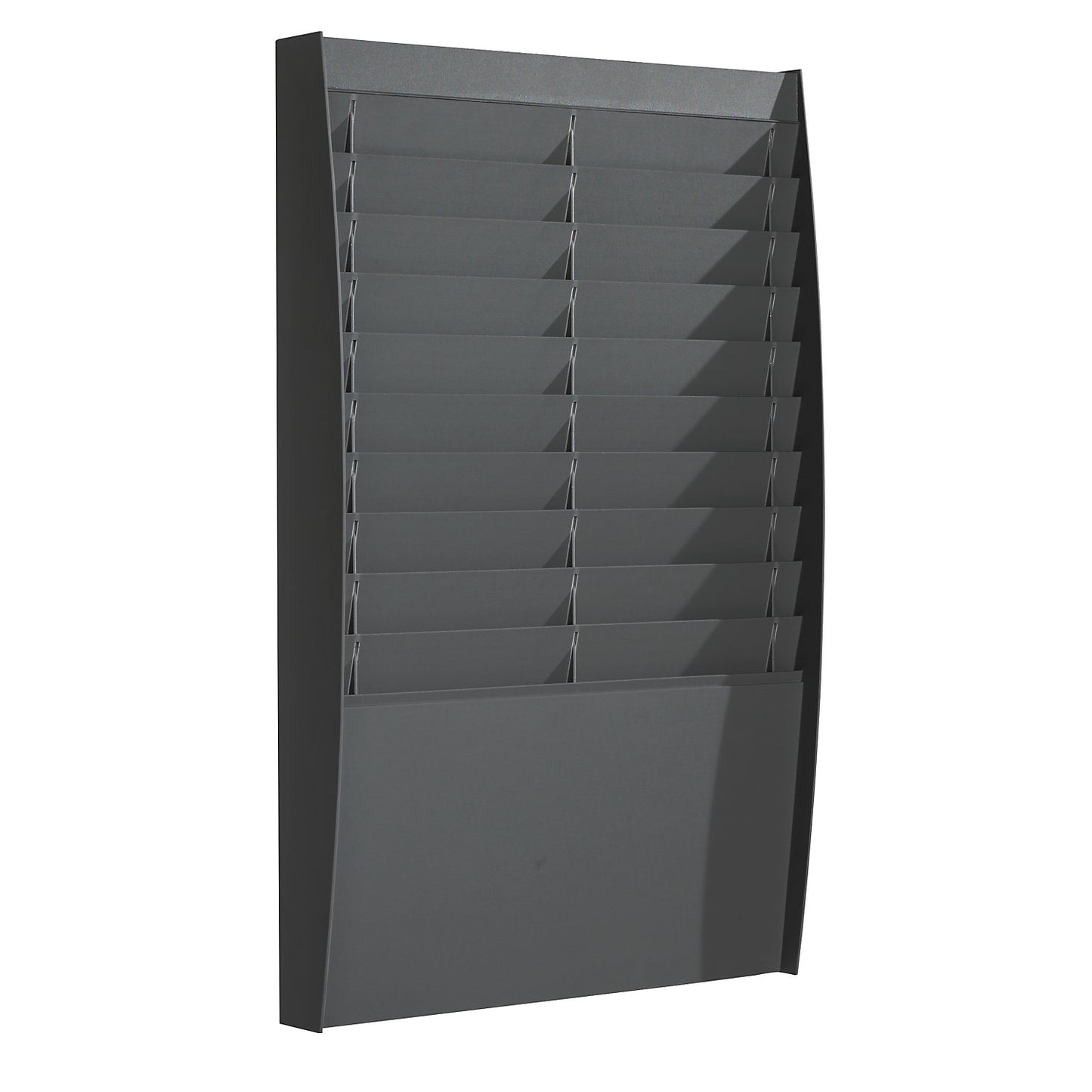 Sorting board, 2 x 10 compartments, HxWxD 865 x 544 x 106 mm, black.