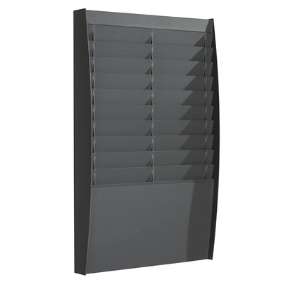 Sorting board, 2 x 10 compartments, HxWxD 865 x 544 x 106 mm, black.