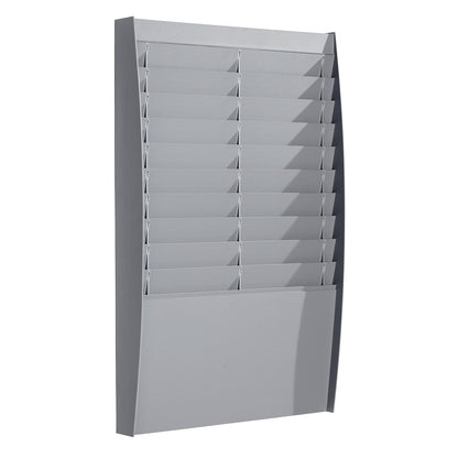 Sorting board, 2 x 10 compartments, HxWxD 865 x 544 x 106 mm, white aluminium.