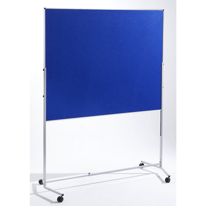 Presentation board, variable, felt coating on both sides, royal blue.