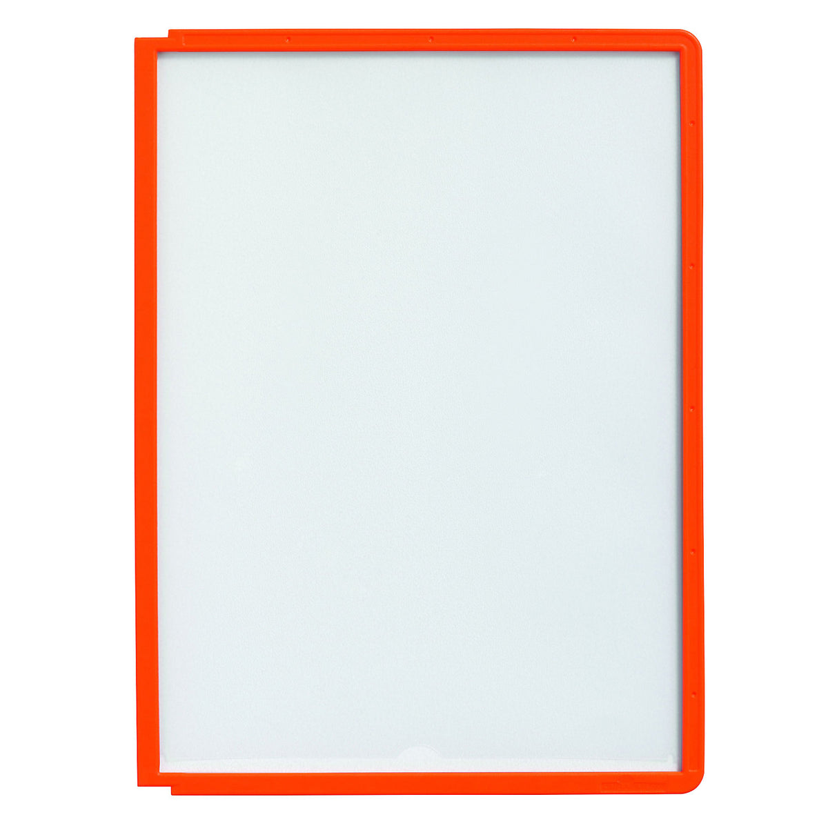 Clear view panel with profiled frame, for A4, pack of 10, orange.