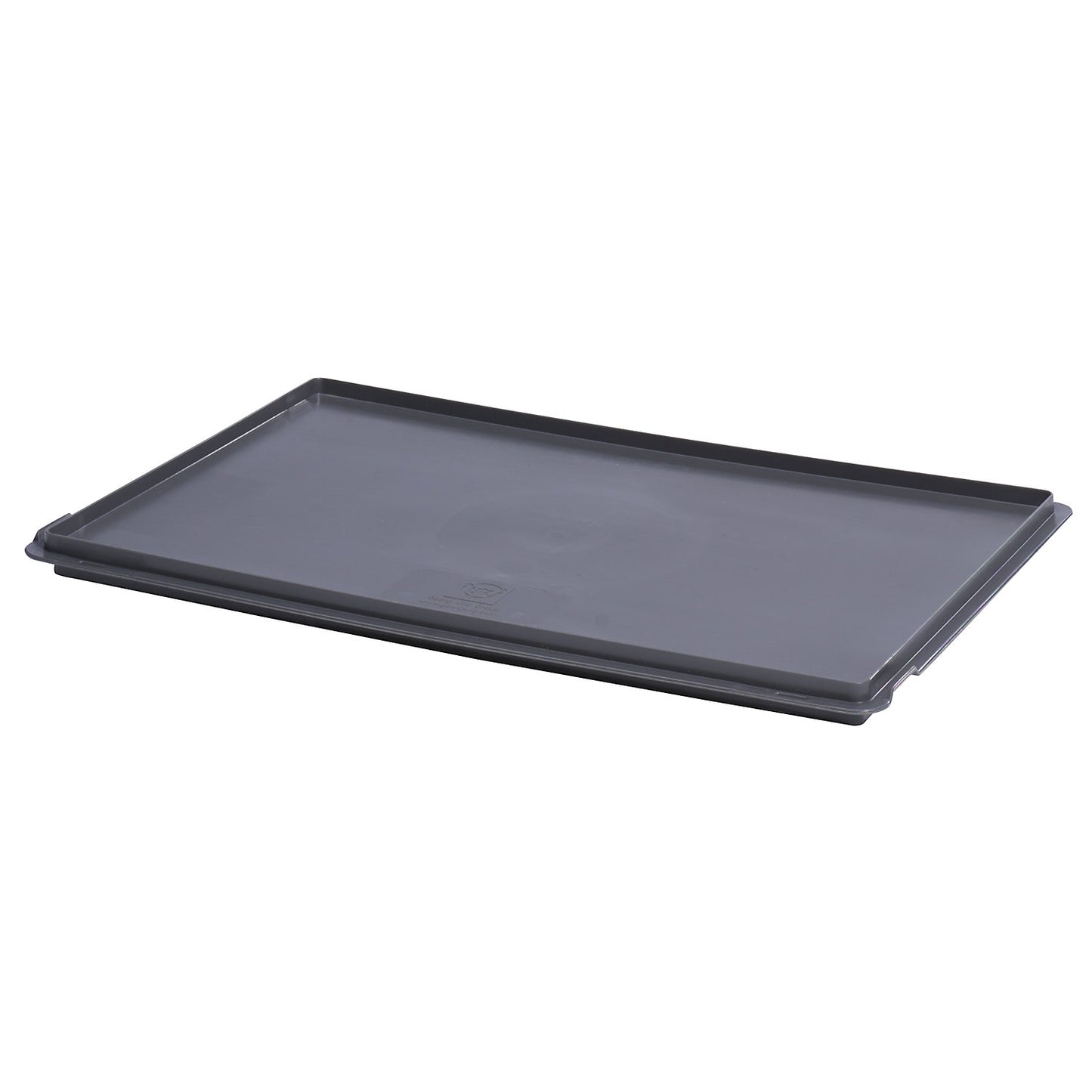 Push-on lid, dark grey, pack of 2, LxW 600 x 400 mm.