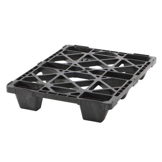 Display pallet made of plastic, LxW 800 x 600 mm, max. static load 2500 kg, pack of 10.