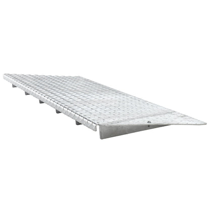 Ramp for low profile steel sump tray, depth 500 mm, max. wheel load 500 kg, width 1350 mm.