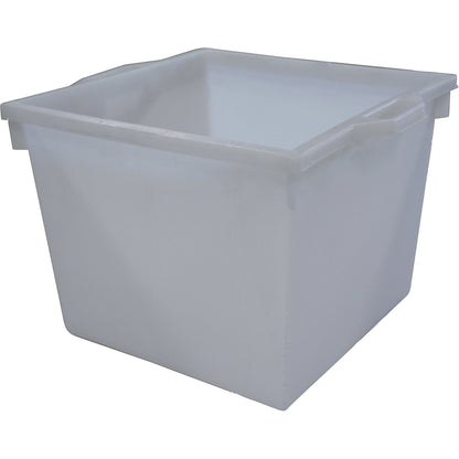 Stacking container made of polyethylene, conical design, capacity 60 l, natural.