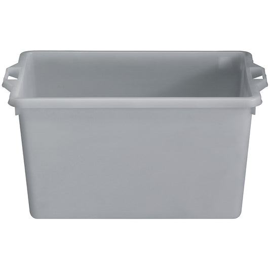 Stacking container made of polyethylene, conical design, capacity 80 l, natural.