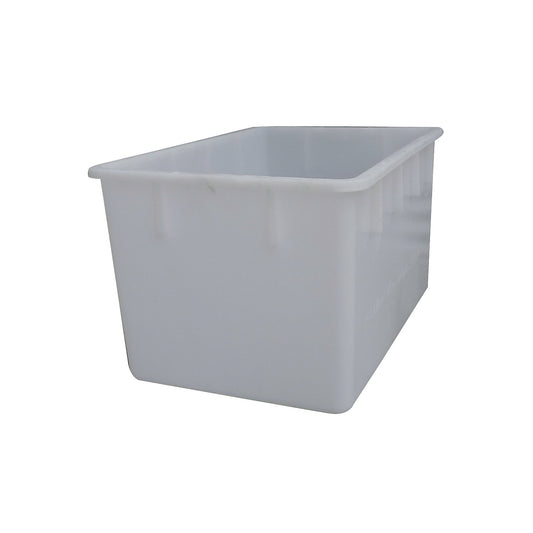 Stacking container made of polyethylene, conical design, capacity 220 l, natural.