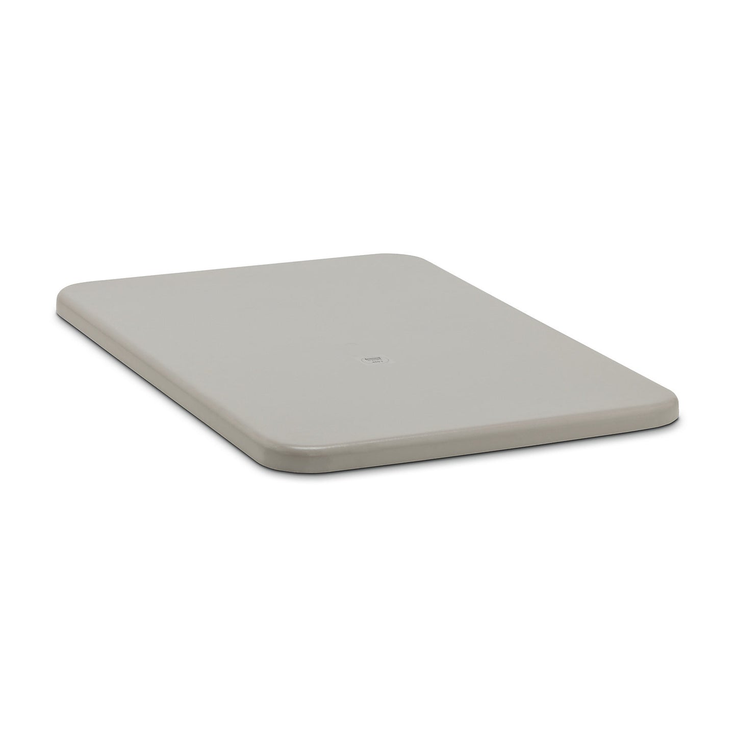 Flat lid, LxWxH 1200 x 800 x 40 mm, grey.