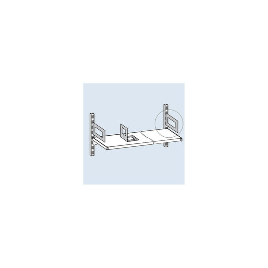 Book rest, sheet steel, light grey.
