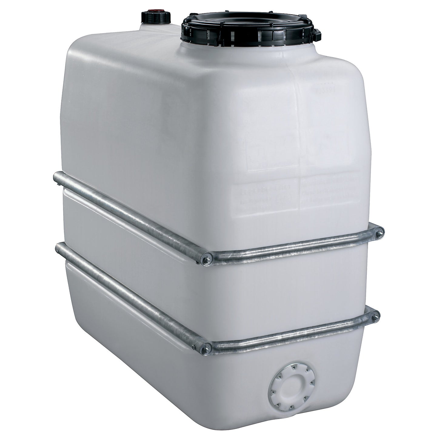 Compact tank, capacity 1100 l, PE suitable for foodstuffs.