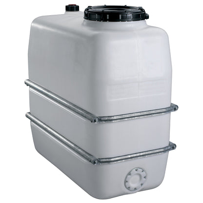 Compact tank, capacity 1100 l, PE suitable for foodstuffs.