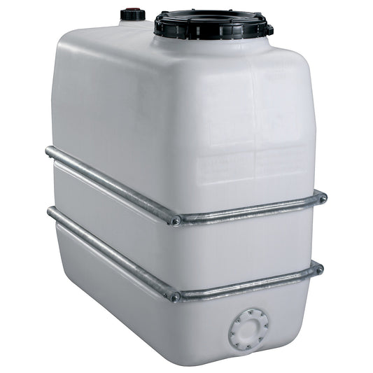 Compact tank, capacity 1100 l, PE suitable for foodstuffs.
