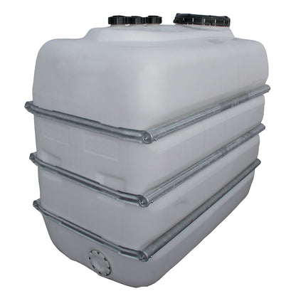 Compact tank, capacity 3000 l, PE suitable for foodstuffs.