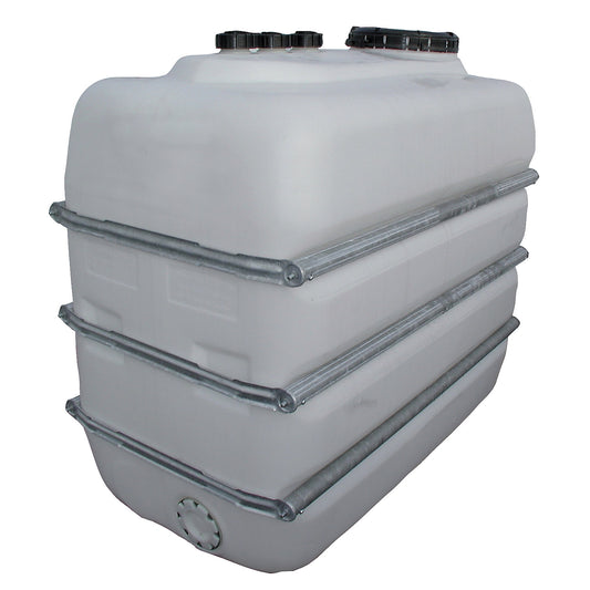 Compact tank, capacity 3000 l, PE suitable for foodstuffs.