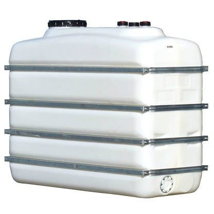 Compact tank, capacity 4000 l, PE suitable for foodstuffs.