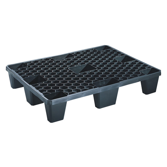 Display pallet made of plastic, LxW 800 x 600 mm, max. static load 3000 kg, pack of 20.