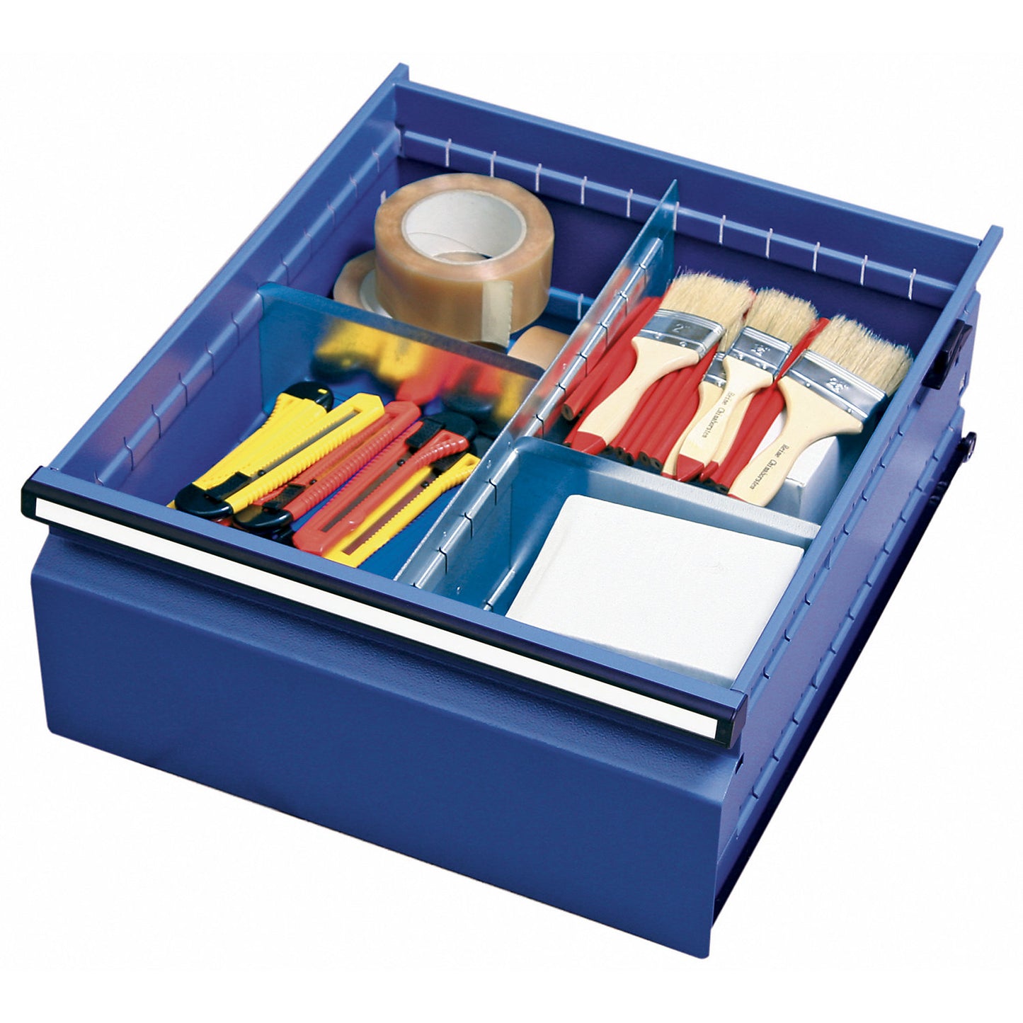 Drawer divider set, for drawer WxH 500 x 200 mm, 6 parts.