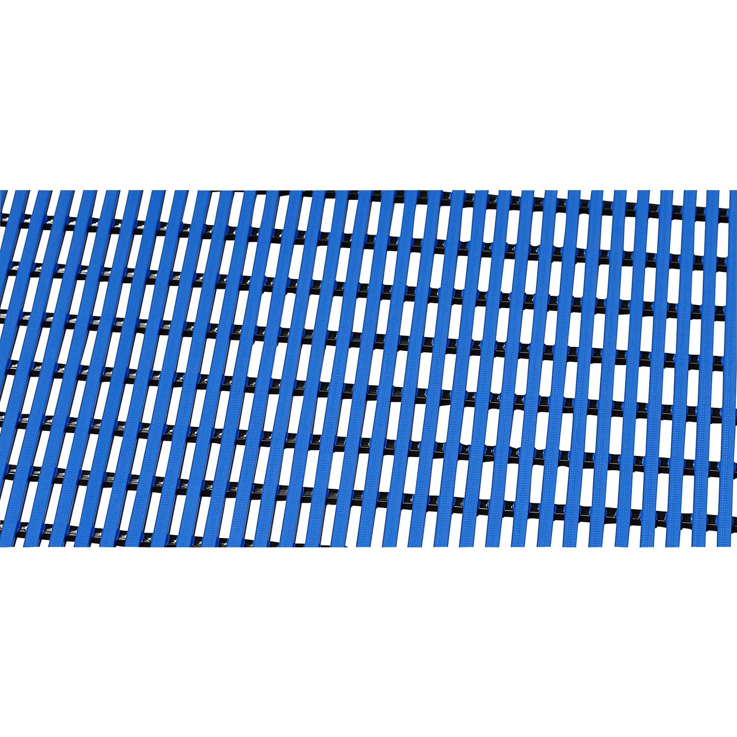 Floor mat for showers and changing rooms, PVC non-rigid, per metre, width 600 mm, blue.
