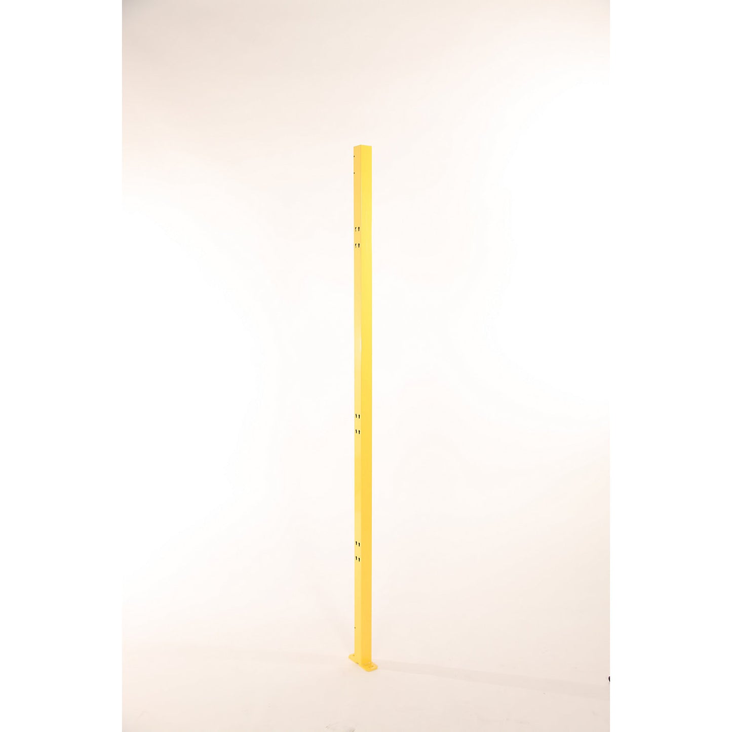 X-GUARD CLASSIC upright, zinc yellow, floor clearance 100 mm, height 2300 mm.