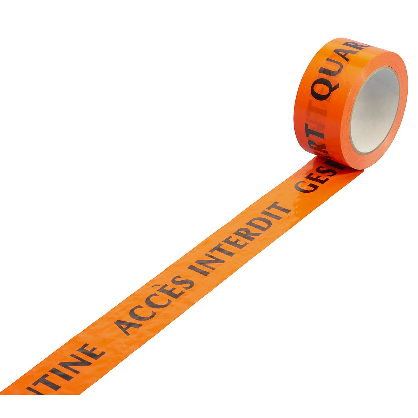 PVC warning tape, imprint Quarantine, pack of 36 rolls, tape width 50 mm.