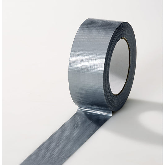 Fabric tape, in different colours, pack of 24 rolls, silver, tape width 38 mm.