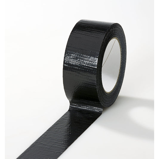 Fabric tape, in different colours, pack of 24 rolls, black, tape width 38 mm.