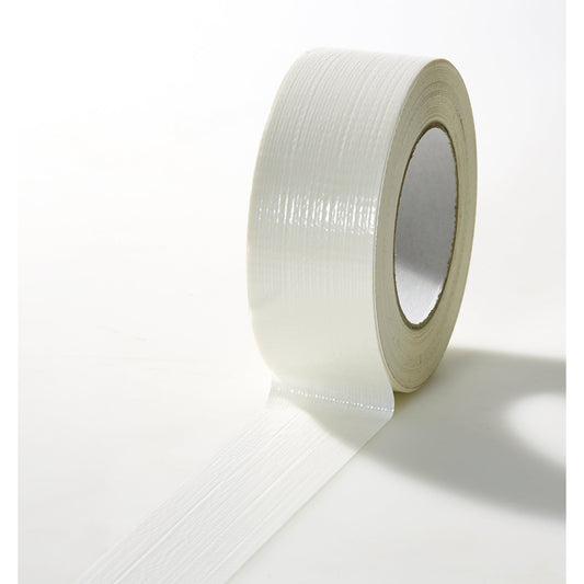 Fabric tape, in different colours, pack of 24 rolls, white, tape width 38 mm.
