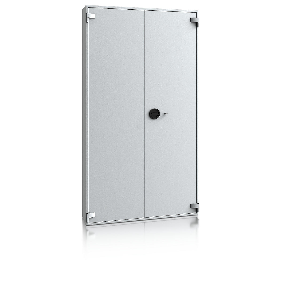Key safe, security level A and Euro standard S1, light grey, HxWxD 1800 x 1000 x 200 mm, for up to 1000 hooks.