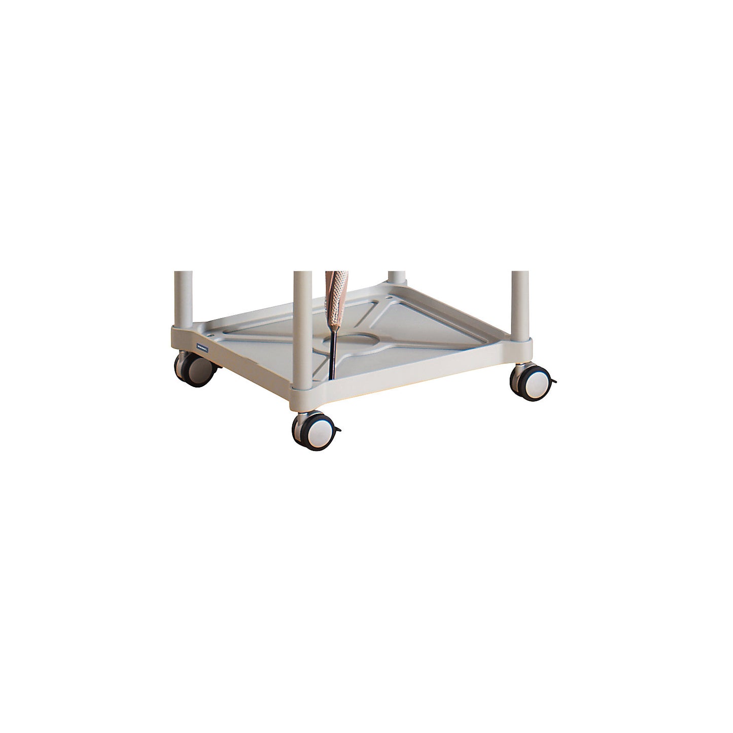 Swivel castor kit, for coat rack, pack of 4.
