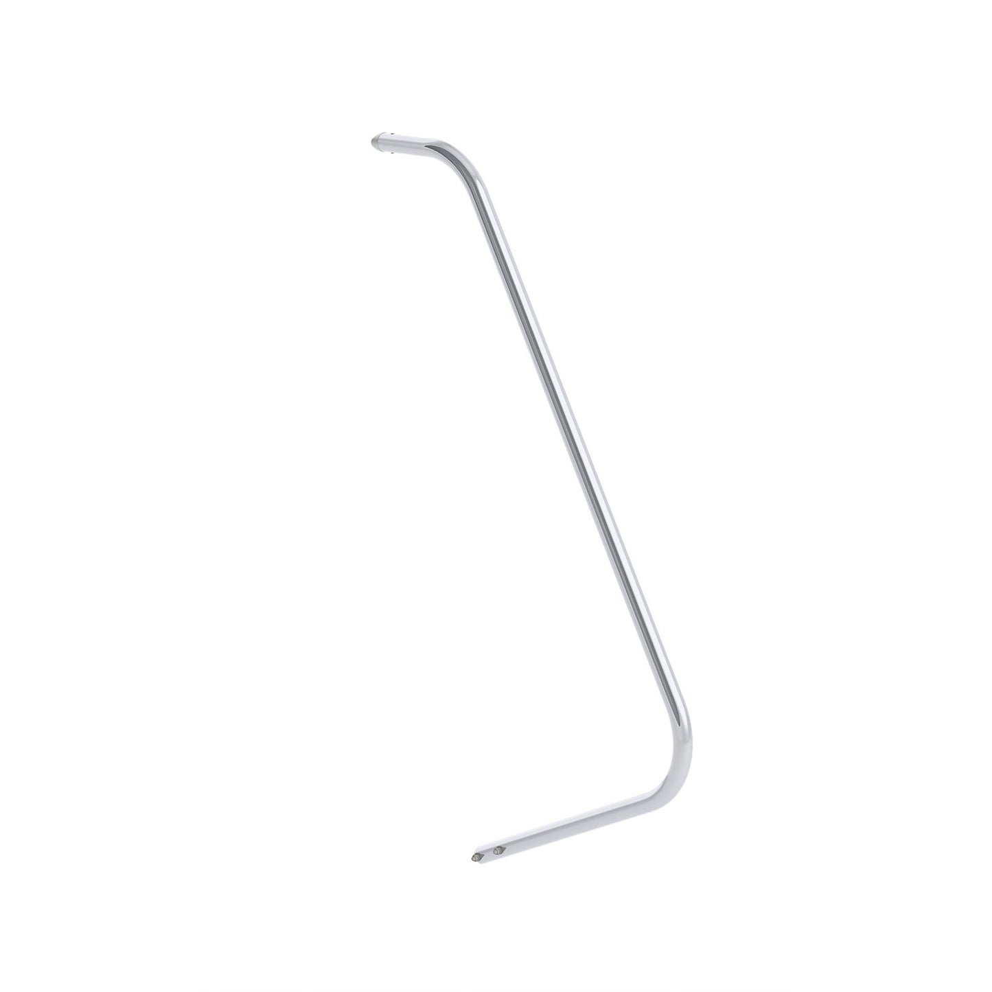 Hand rail, for mobile safety steps with 1-sided access, with 4 - 6 steps.