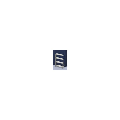 Bolt-together shelving, light duty, double-sided, HxWxD 1500 x 1000 x 300 mm, zinc plated, standard shelf unit.