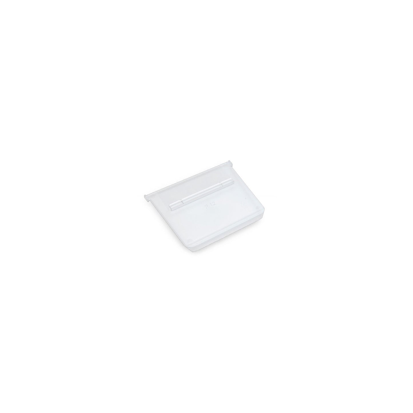 Cross divider for shelf bin, transparent, for WxH 118x95 mm, pack of 50.