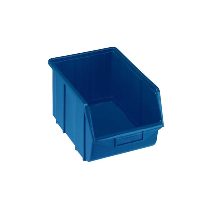 Open fronted storage bin made of polypropylene, LxWxH 355 x 220 x 167 mm, blue, pack of 10.